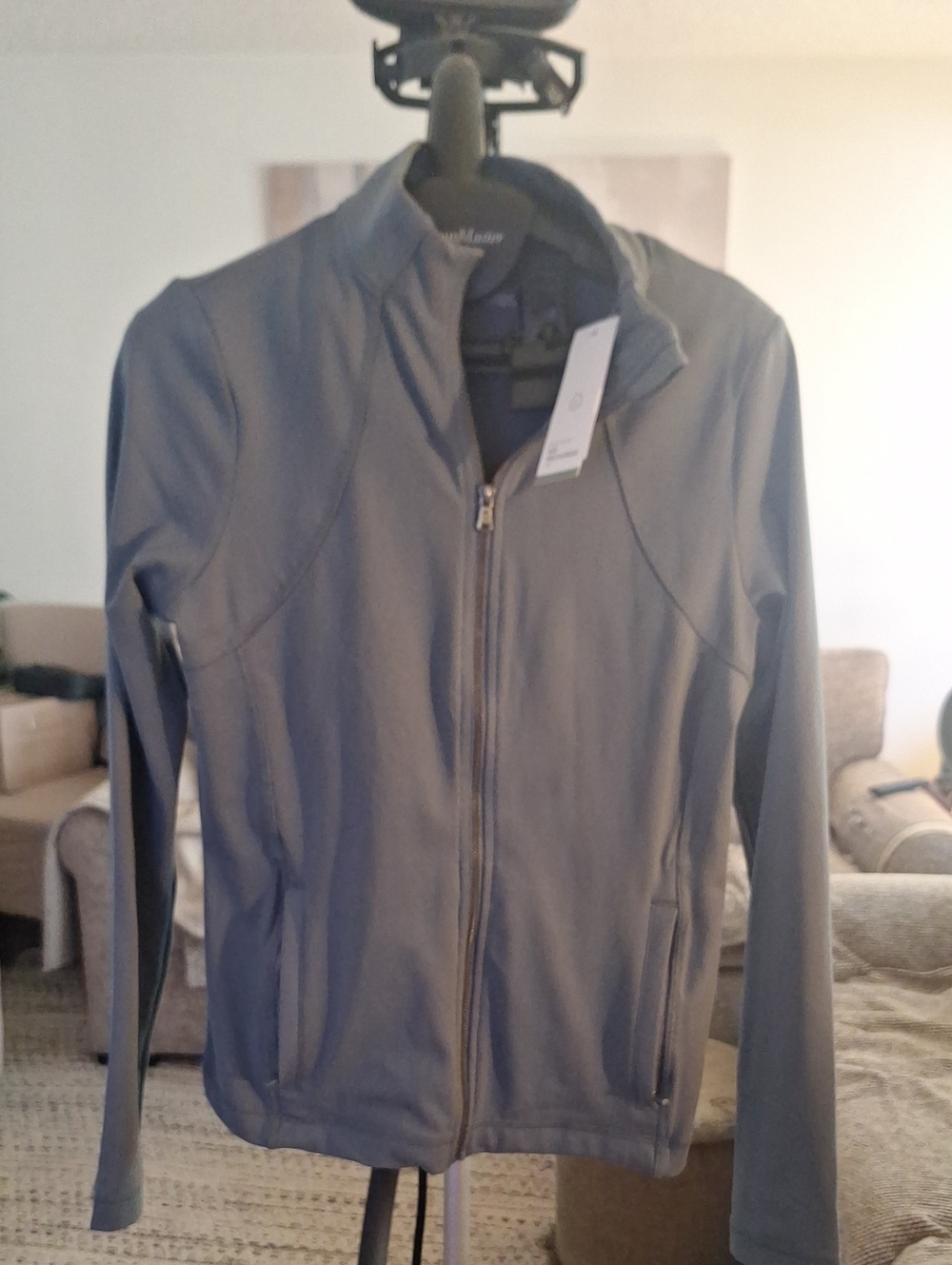 Gilly Hicks Women's Full-Zip Utility Jacket - Gray